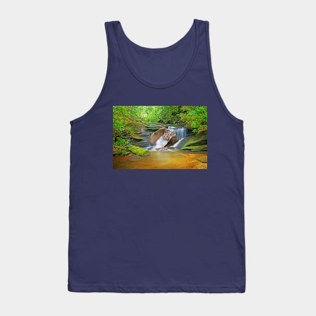 Horned Owl on the Prowl Tank Top by lauradyoung